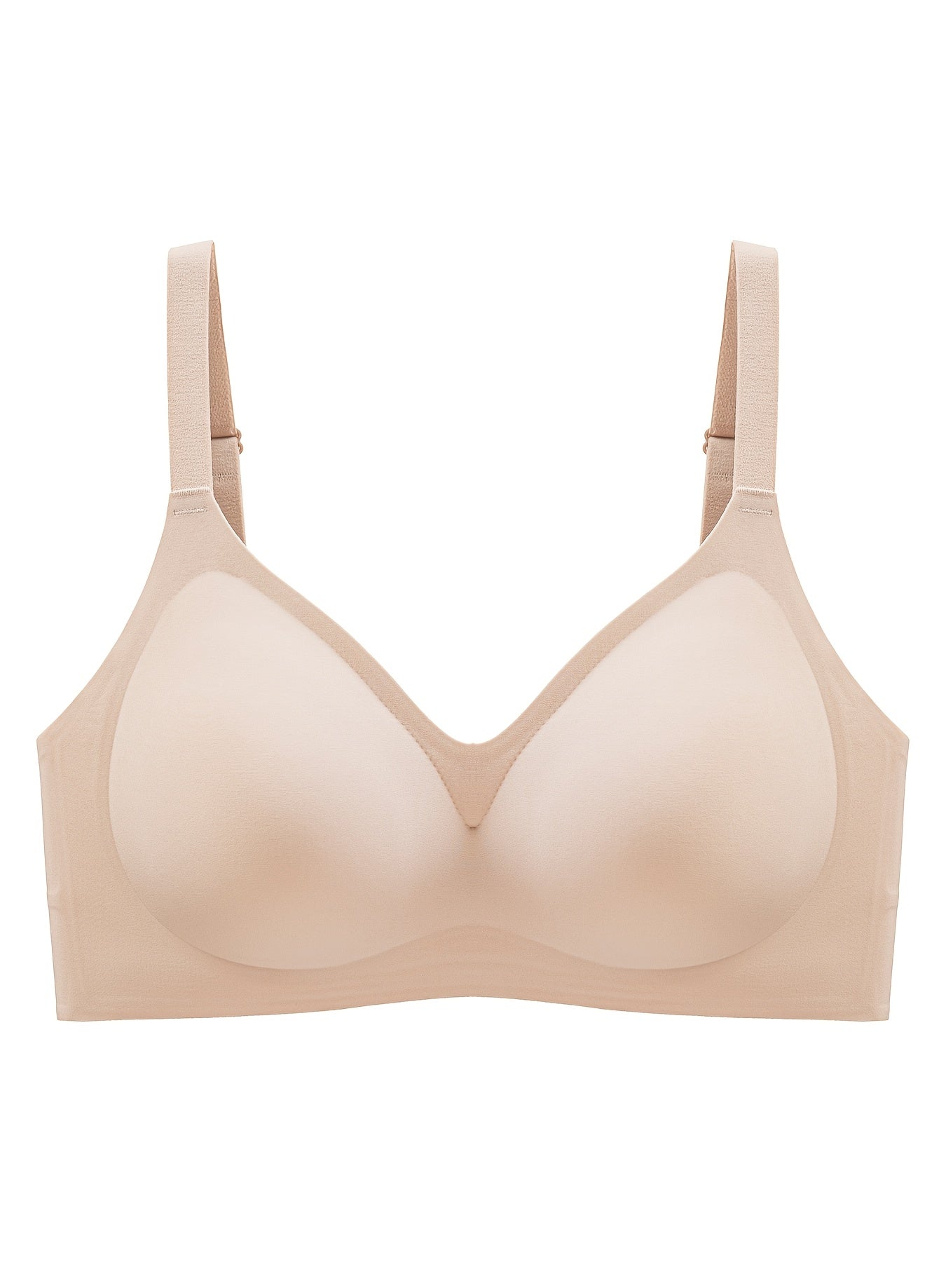 9pcs Women's Wire-Free Push-Up Bra - Sexy, Soft Lift Design with Underwire Cups, Seamless Sheer Fabric, Adjustable Straps & Fan Detail for Small Busts