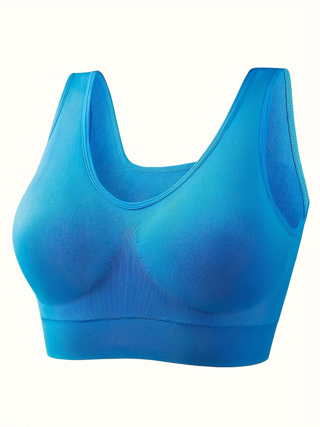 4pcs Women'S Seamless Wireless Bras - Comfortable, Breathable, and Supportive for Daily Sports Wear, Black, Removable Pads, No Underwire, Perfect for Casual Attire, Casual Wear Bras | Seamless Design | Comfortable Fit