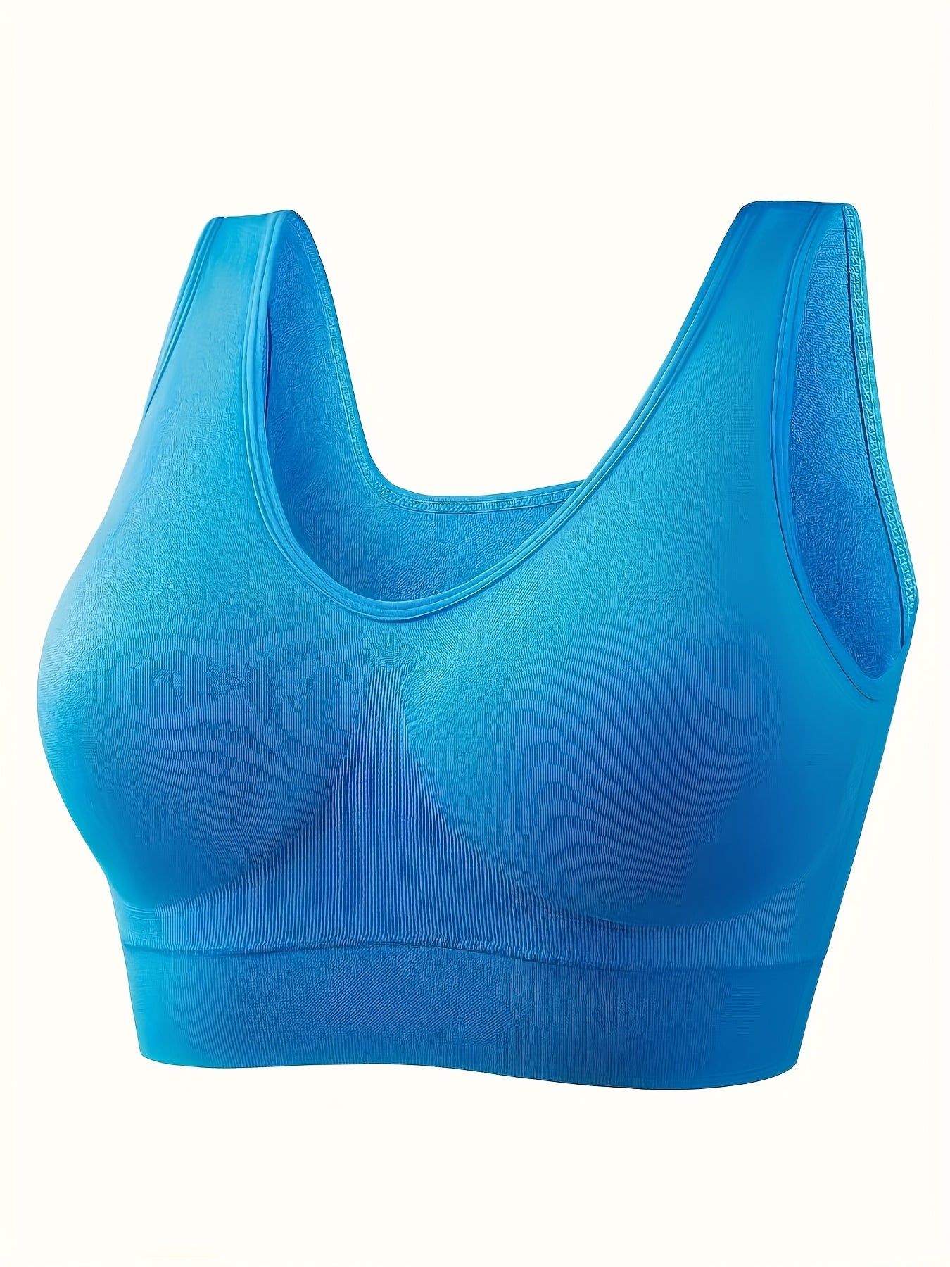 4pcs Women'S Seamless Wireless Bras - Comfortable, Breathable, and Supportive for Daily Sports Wear, Black, Removable Pads, No Underwire, Perfect for Casual Attire, Casual Wear Bras | Seamless Design | Comfortable Fit