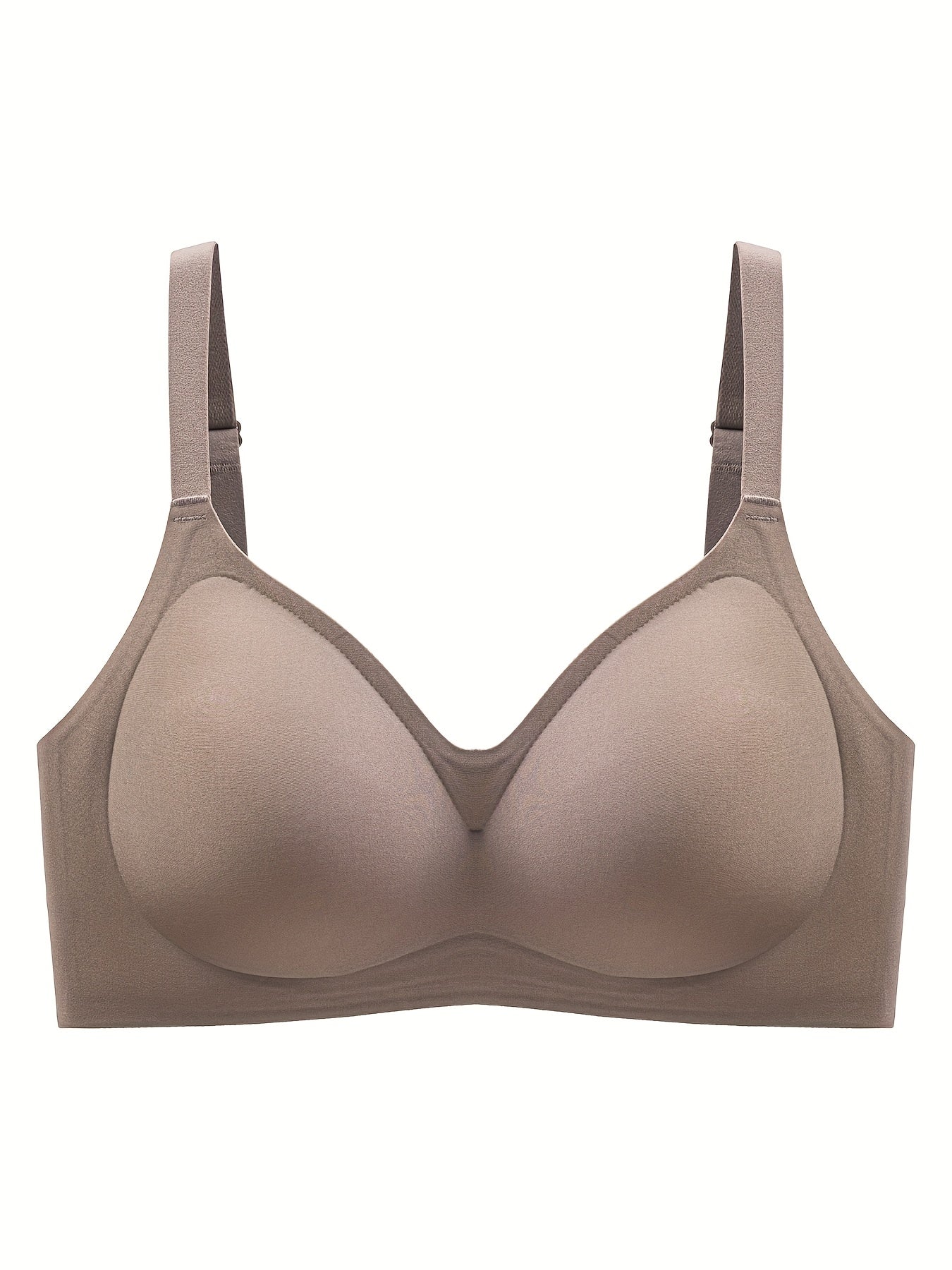 9pcs Women's Wire-Free Push-Up Bra - Sexy, Soft Lift Design with Underwire Cups, Seamless Sheer Fabric, Adjustable Straps & Fan Detail for Small Busts