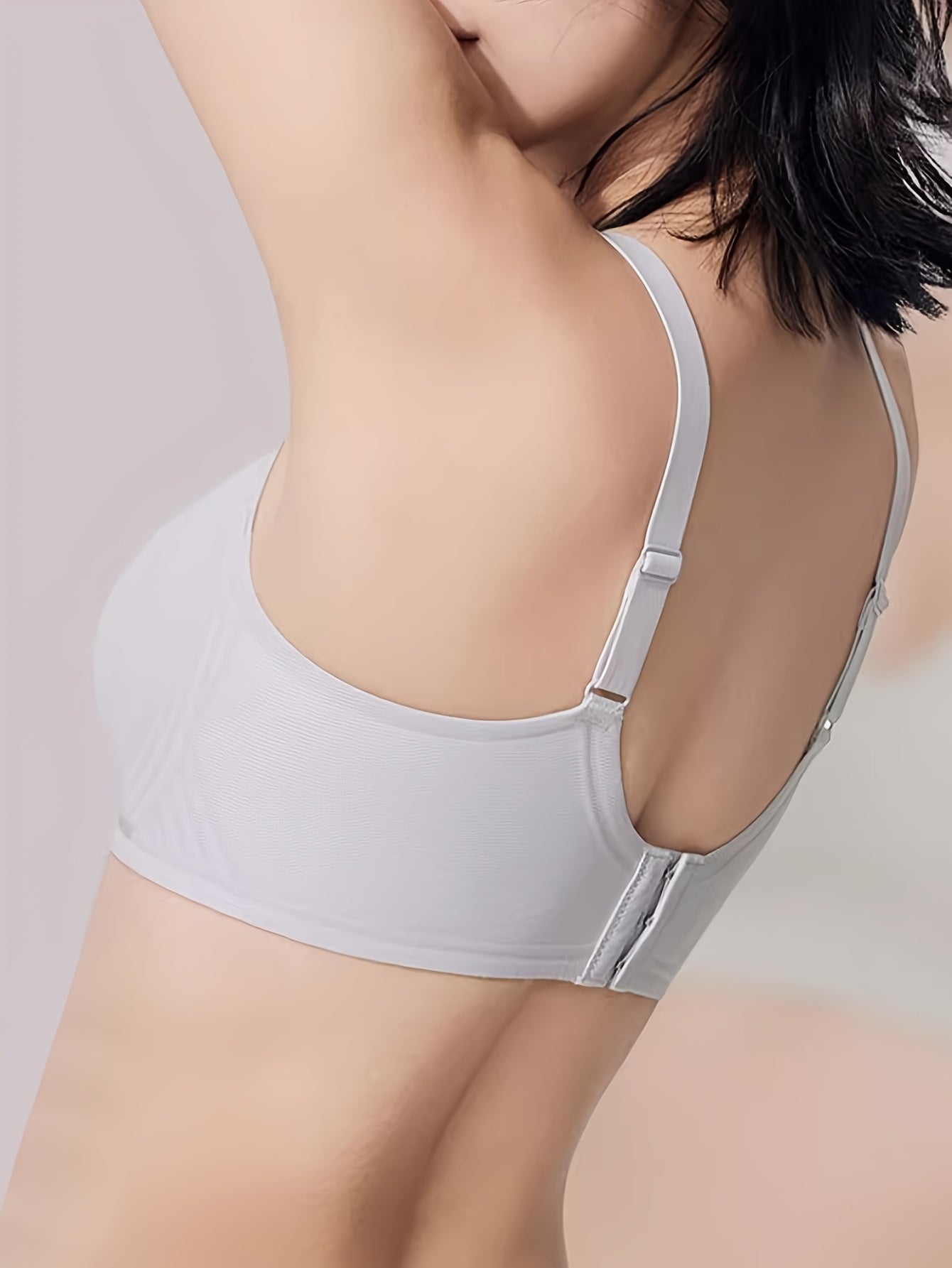 4pcs Women'S Jelly Strap Sports Bras - No Underwire, Posterior Gather, Non-Padded, Seamless Design for Tummy Control & Back Relief, Comfortable Undergarment, Posterior Gather Bra, Seamless Sports Bra, Soft Fabric Bra