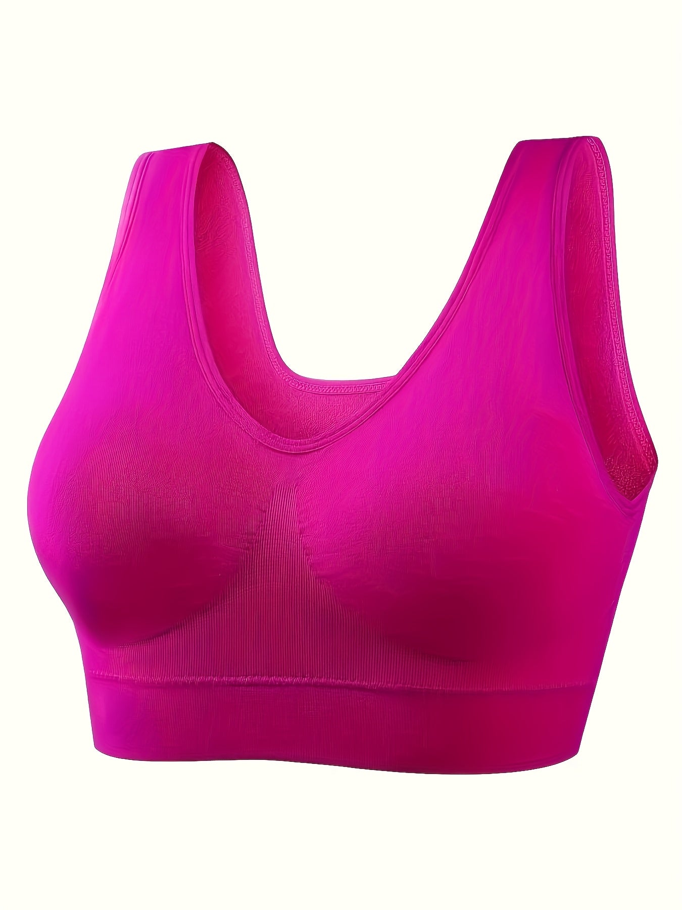 4pcs Women'S Seamless Wireless Bras - Comfortable, Breathable, and Supportive for Daily Sports Wear, Black, Removable Pads, No Underwire, Perfect for Casual Attire, Casual Wear Bras | Seamless Design | Comfortable Fit